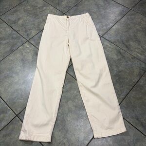 NWT Marine Layer Saturday Pants Women Sz L Chino Elastic Waistband Casual Comfy